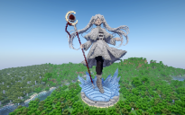 Minecraft Frieren |Beyond Journey's End| Statue