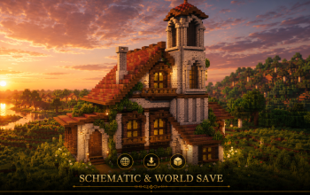 🏰 Ivory Bell Tower House | Medieval Tower Cottage & Noble Homestead