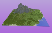 Custom Map - Forest, Birch Forest and Mountains