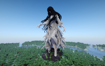 Minecraft Sadako Yamamura Statue Free (Schematic and Map)