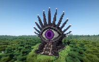 Minecraft Dark Eye Nether Portal Statue