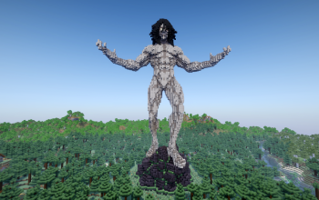Minecraft Eren Titan |AoT| Statue