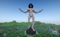 Minecraft Eren Titan |AoT| Statue