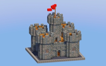 Medieval Fortress Tuff Bricks