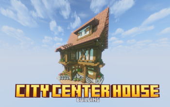 Shematic CityCenter House Medieval - Building Minecraft