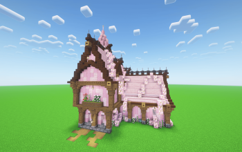 Minecraft Cherry Blossom House