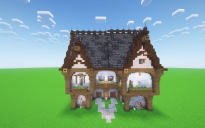 Minecraft Classic Medieval House