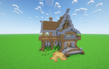 Minecraft Village Medieval House