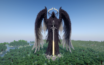 Minecraft Dark Guardian Statue Free (Schematic and Map)