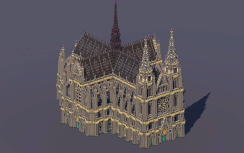 Tuff Gray Gothic Cathedral