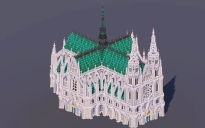 Dark Prismarine Gothic Cathedral