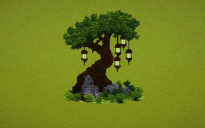 Evergreen Lantern Tree