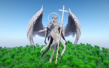 Minecraft Archangel Haniel |Grace of God| Statue V76