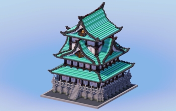 Japanese Castle Dark Copper
