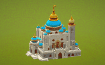 Turquoise Desert Fortress