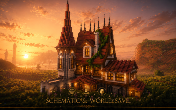 🏰 Embercrest Noble Manor | Medieval Noble House & Gothic Tower Estate