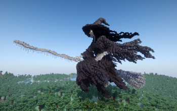 Minecraft Witch Statue