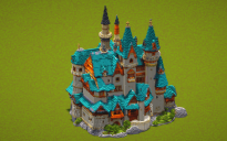 Cyan Sand Castle
