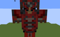 Netherite armor with redstone silence trim