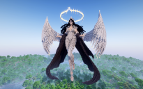 Minecraft Angel |Lumina Nox| Statue V77 Free (Schematic and Map)
