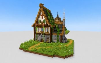 🏡 Cozy Medieval Hillside House