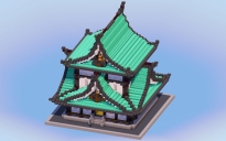 Dark Japanese Temple