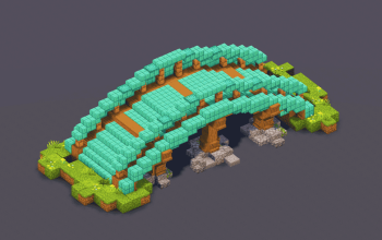 Dark Copper Japanese Bridge