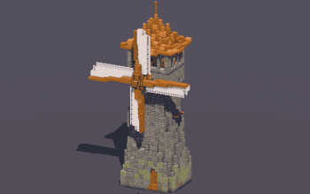 Tuff Bricks Medieval Windmill