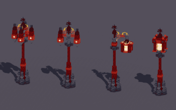 Dark Gothic Lamps Pack