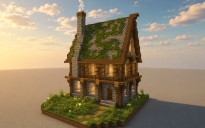 Mossy Medieval Cottage