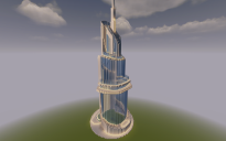 Futuristic Sci-Fi Headquarters | Modern Tower | Minecraft Schematic