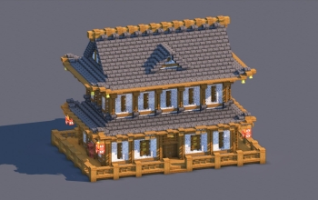 Japanese House – Fully Decorated Interior
