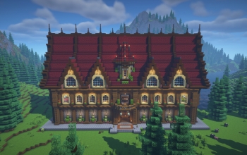 Medieval Manor + Detailed Interior