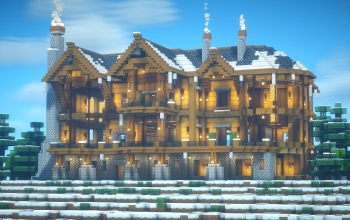 Minecraft Snow House Big (Undecorated inside)