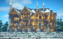 Minecraft Snow House Big (Undecorated inside)