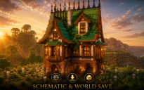 🏰 Crimson Thorn Manor | Medieval Gothic House & Noble Residence