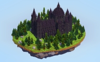 Blackstone Gothic Cathedral v2 on Floating Island