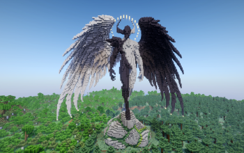 Minecraft Eclipse Angel Statue