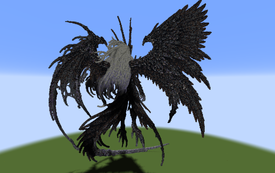 [FREE]Noctiseraph,TheFallenTwin-WingDragon | Minecraft Statue and ...