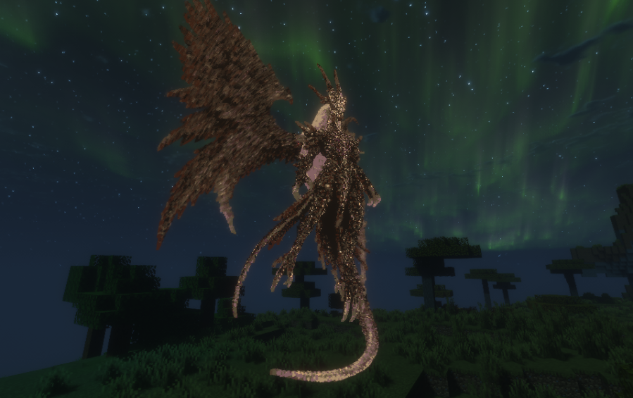 [FREE]Noctiseraph,TheFallenTwin-WingDragon | Minecraft Statue and ...