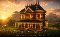 🏛️ Crimson Manor Estate | Grand Medieval Noble House & Victorian Fantasy Residence
