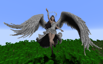 Minecraft Angel |Divine Dance| Statue V78