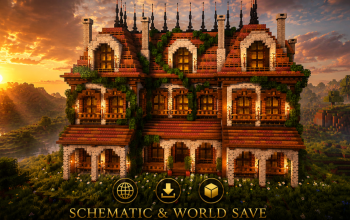 🏛️ Verdant Noble Manor | Elegant Medieval Mansion & Fantasy Aristocratic Estate