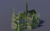 Mossy Overgrown Gothic Cathedral