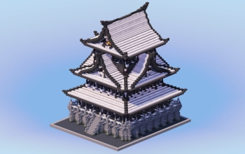 Pale Oak Japanese Castle