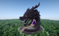 Minecraft Dragon Nether Portal Statue V42