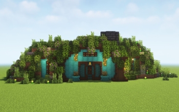 Natural Hobbit House – Minecraft Fantasy Build