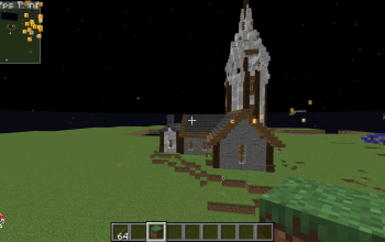 a house with a tower