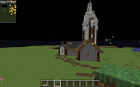 a house with a tower