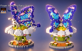 Flower Butterfly Fairy Statue